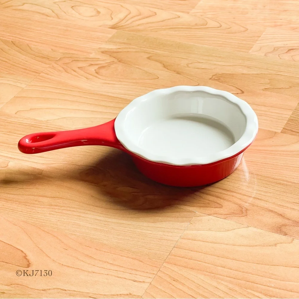 Modern Gourmet Foods Stoneware Fluted Quiche Cookie Pie Tart Baking Pan Dish - Picture 5 of 12